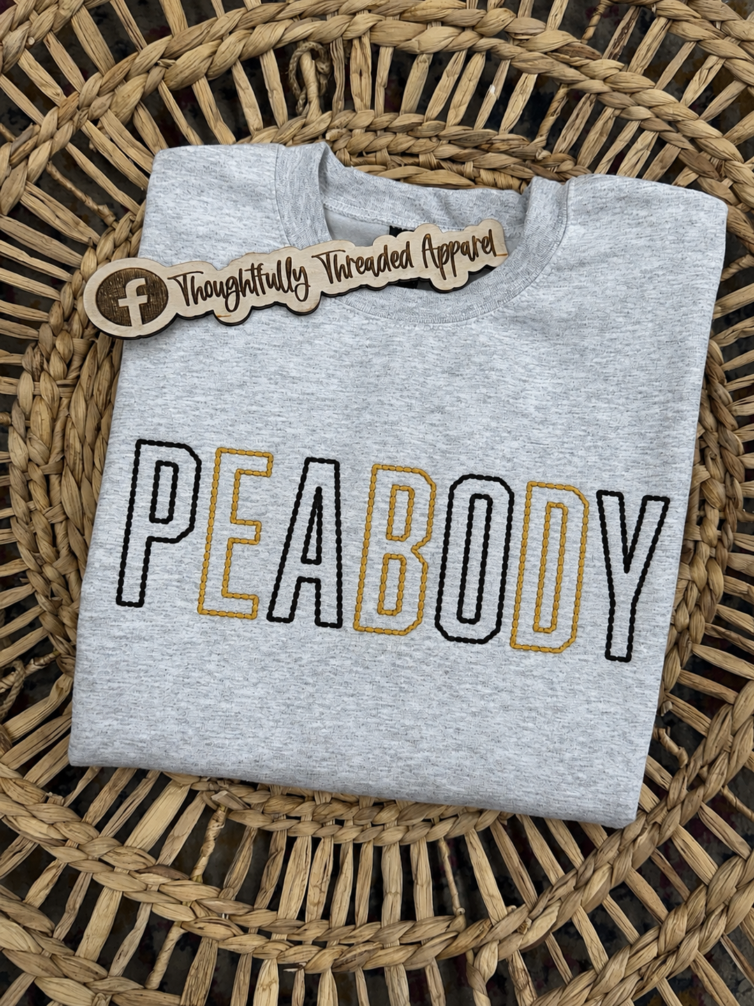 Peabody Embroidered Crewneck