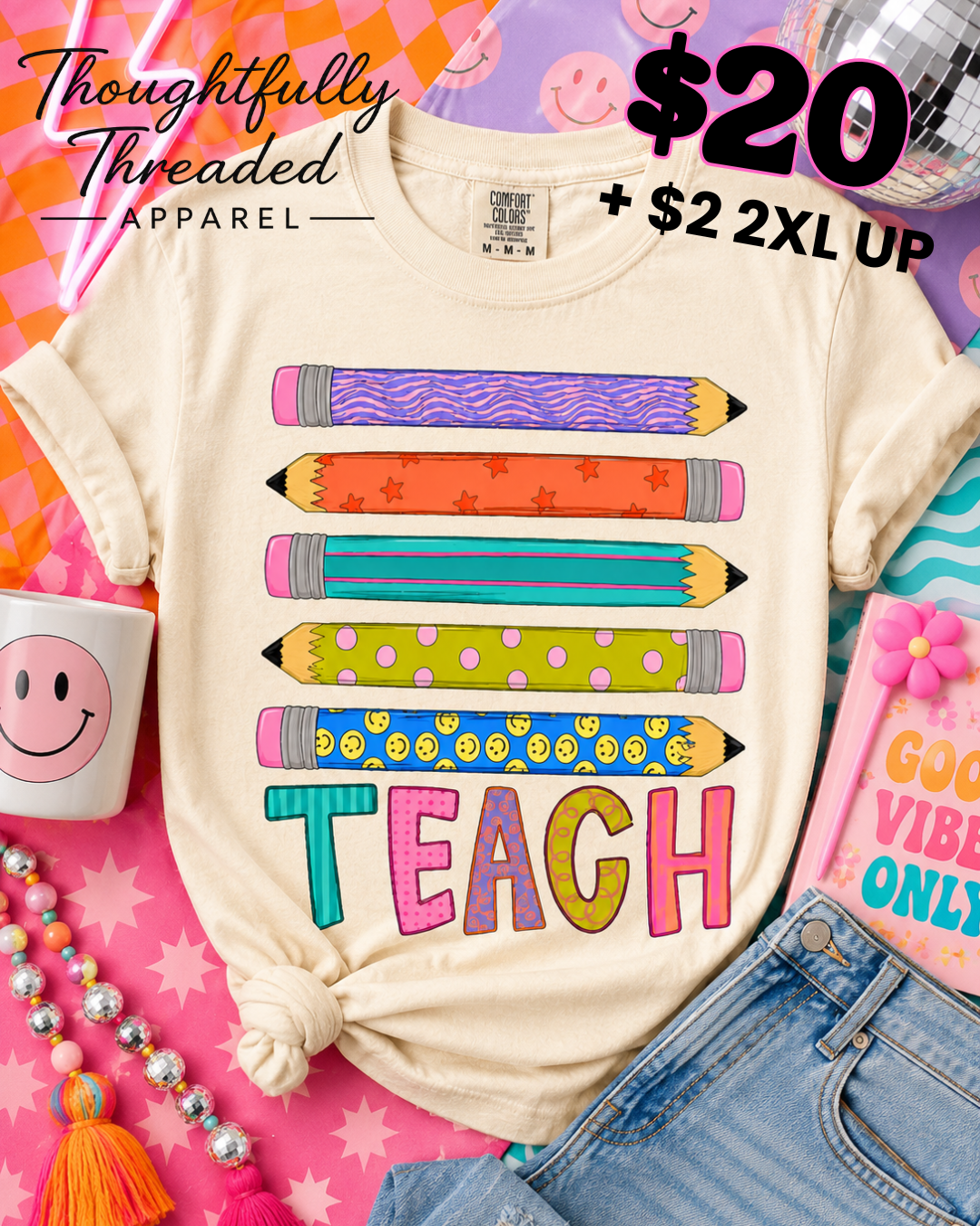 TEACH Pencils CC- IVORY