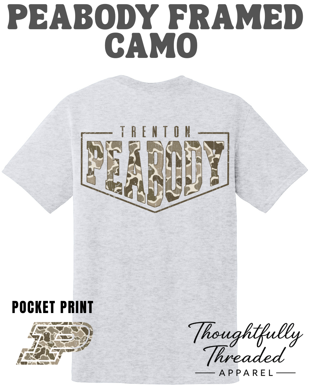 Peabody Framed Camo w/ Pocket print